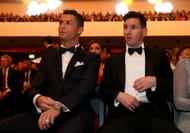 Cristiano Ronaldo (esquerda) e Lionel Messi- Fonte: Getty
