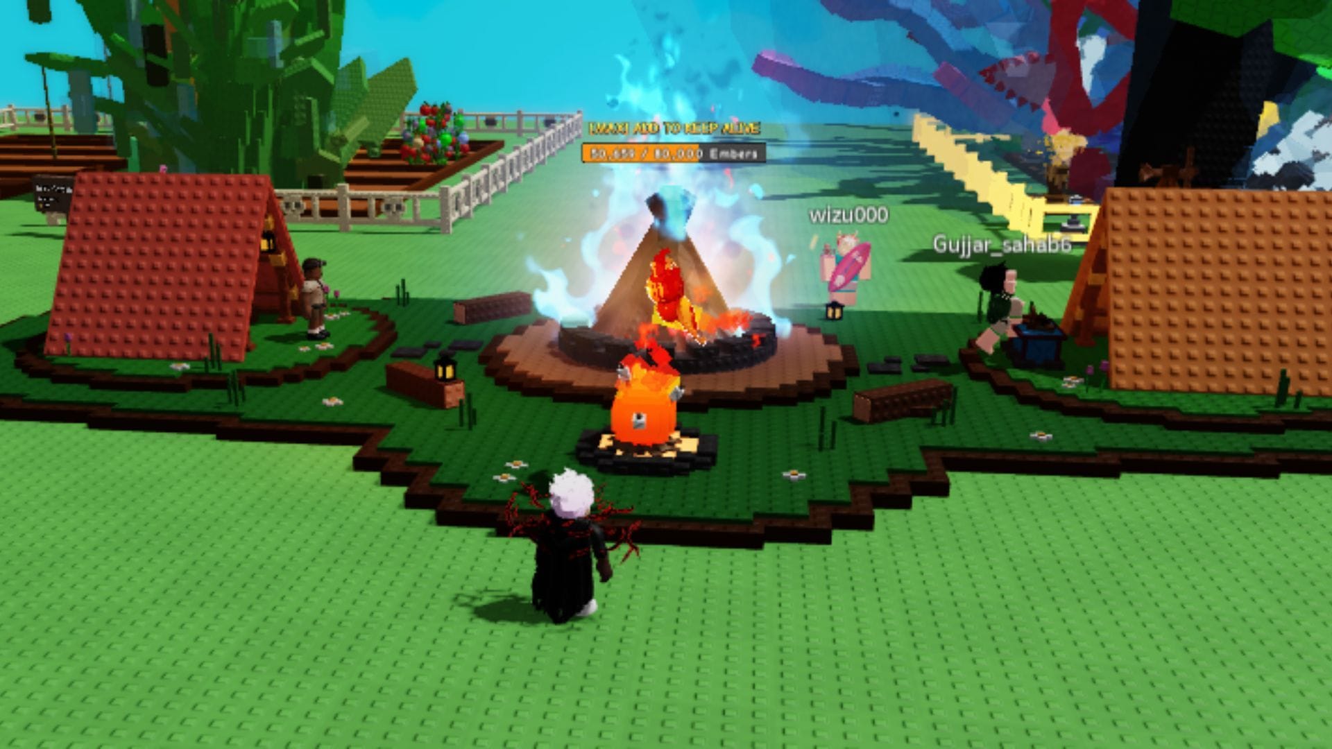 The Summer Camp event stage (Image via Roblox)