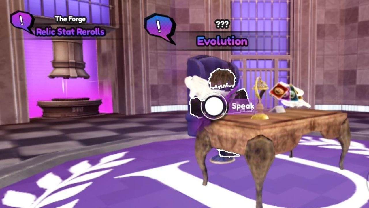 O NPC da evolução (imagem via Roblox)