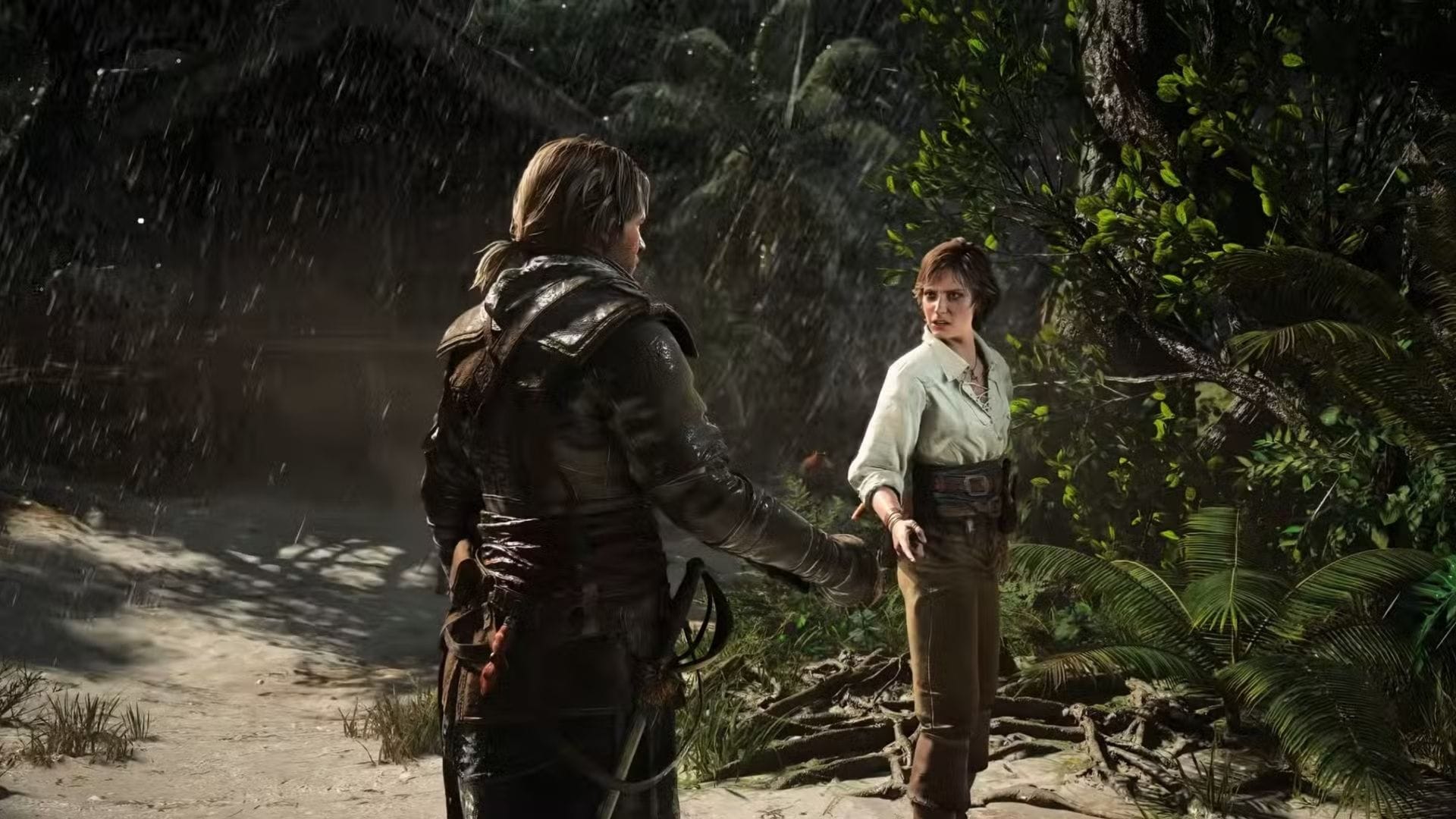 Lucy Baldwin em Assassin's Creed Black Flag ressincronizada (imagem via Ubisoft)