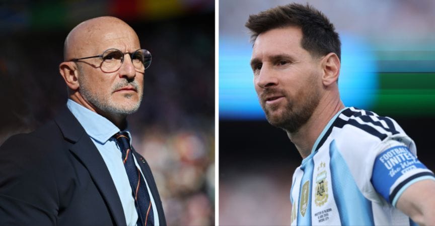 “For my idea, he’d fit perfectly” - Luis de la Fuente snubs Lionel Messi as he chooses another Argentina star as player he would like to sign.