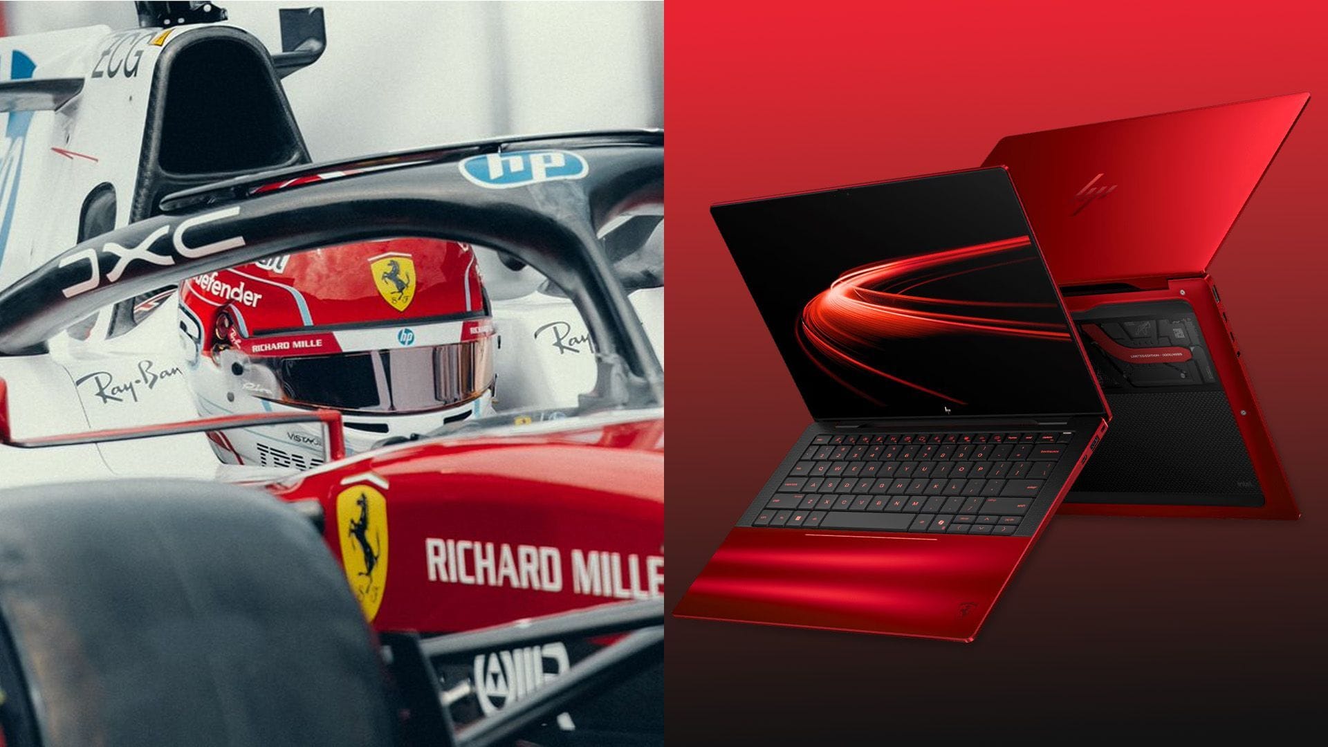 HP drops ultra-rare Ferrari AI laptop amid Charles Leclerc's contract ...