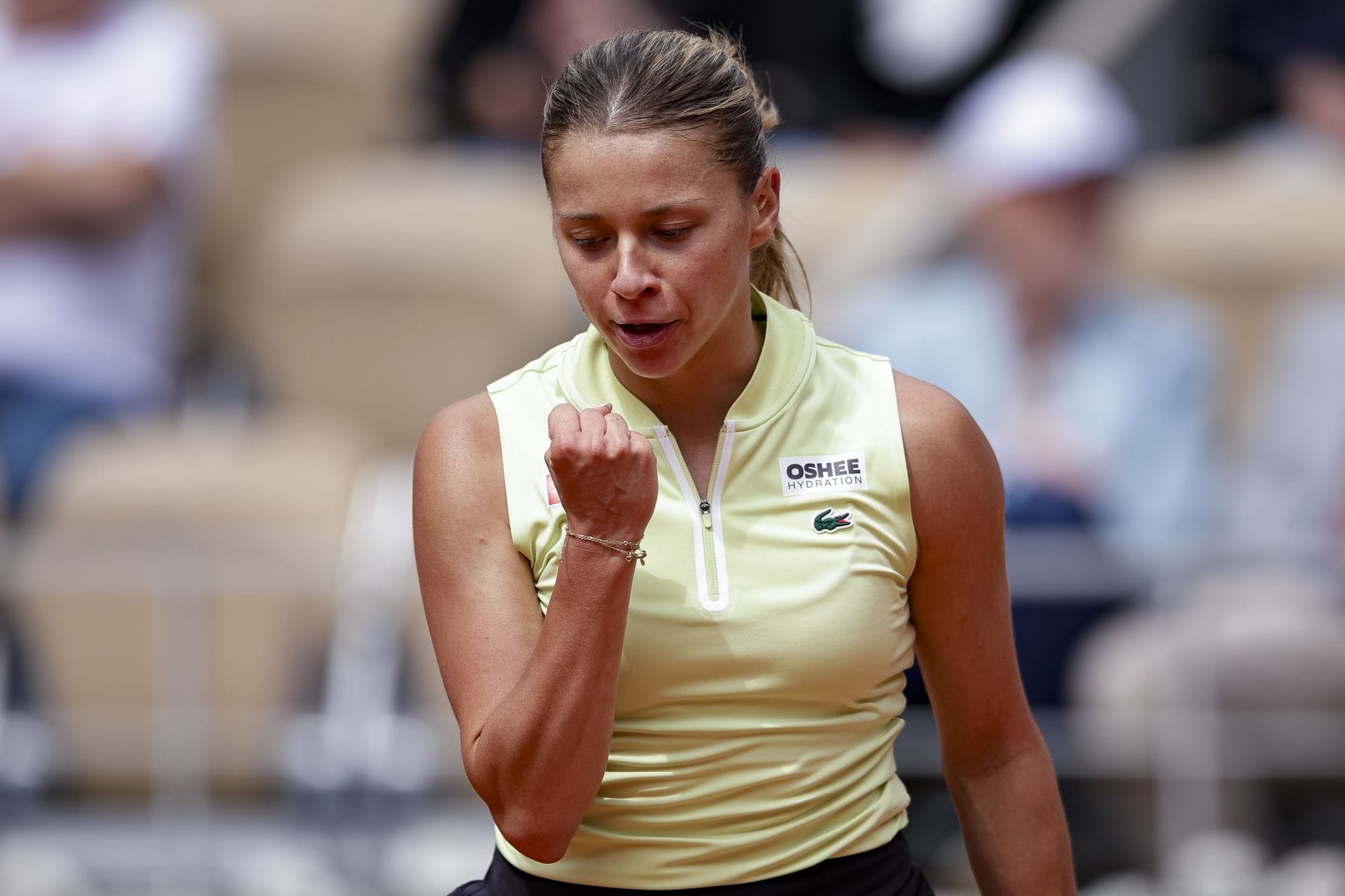 Maja Chwalinska at the French Open 2026. (Source: Getty)