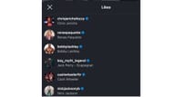 Estrelas que curtiram a postagem de Dax Harwood (Imagem via Instagram @daxharwood)