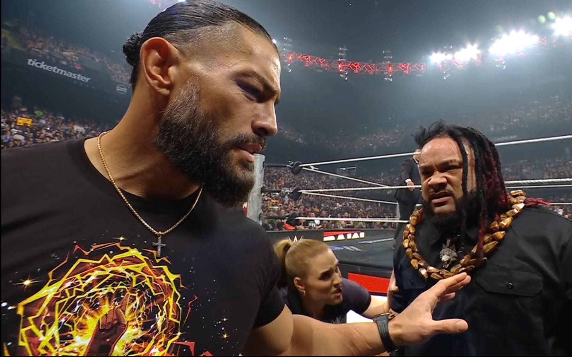 The Bloodline appears to turn heel on RAW after Roman Reigns orders Jacob Fatu to destroy beloved superstar