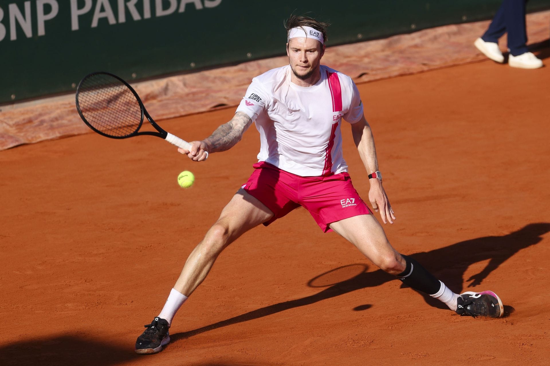 Alexander Bublik no Aberto da França de 2026. (Fonte: Getty)