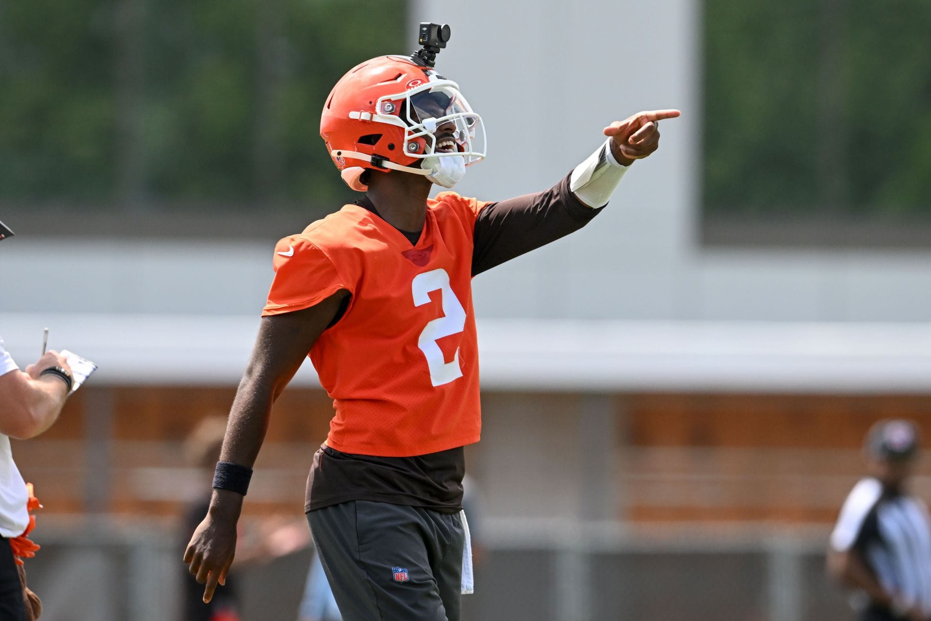 Cleveland Browns QB Shedeur Sanders no Minicamp obrigatório - Fonte: Getty