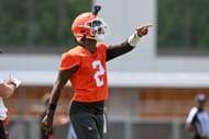 Cleveland Browns QB Shedeur Sanders no Minicamp obrigatório - Fonte: Getty