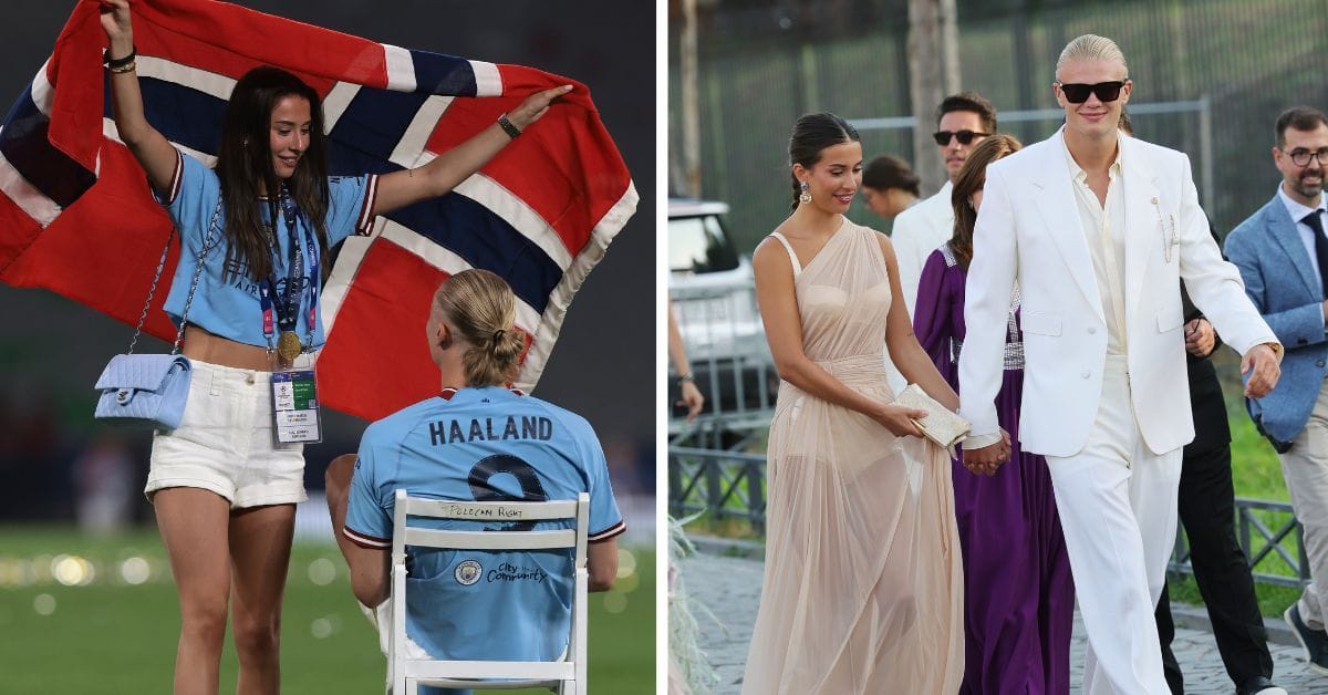 Who is Erling Haaland's girlfriend Isabel Haugseng Johansen? Meet FIFA World Cup debutant's partner who dropped out of school to support him