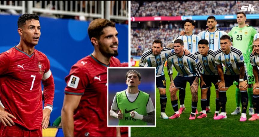 Was Alejandro Garnacho spotted wearing Portugal jersey at FIFA World Cup after being snubbed by Argentina? Viral claim with image on X debunked