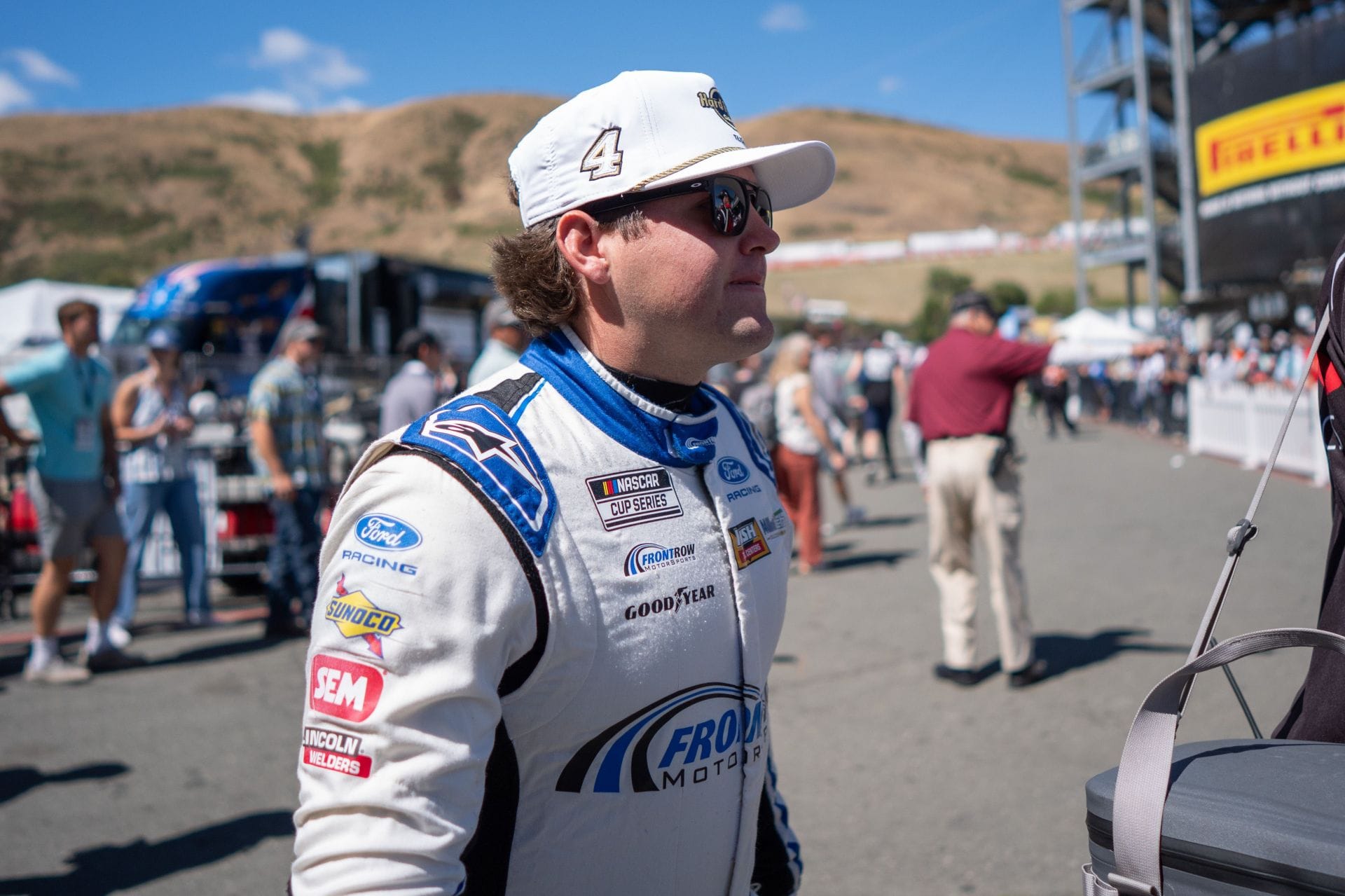 Noah Gragson no Sonoma Raceway em 27 de junho de 2026. - Fonte: Imagn