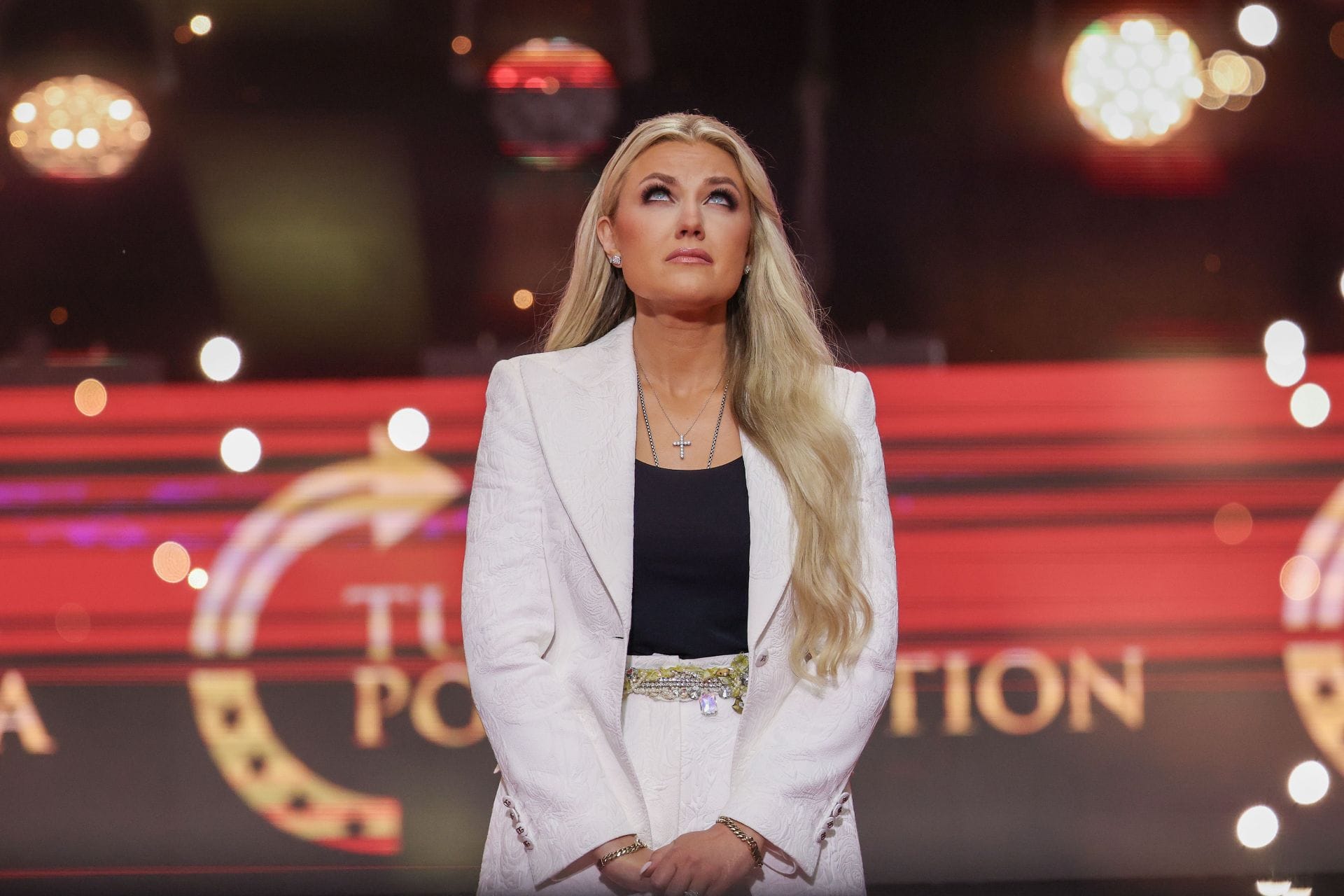 Tucker Carlson says he feels sad for Erika Kirk and has not read any of the online criticism of her, calling it "the worst thing"