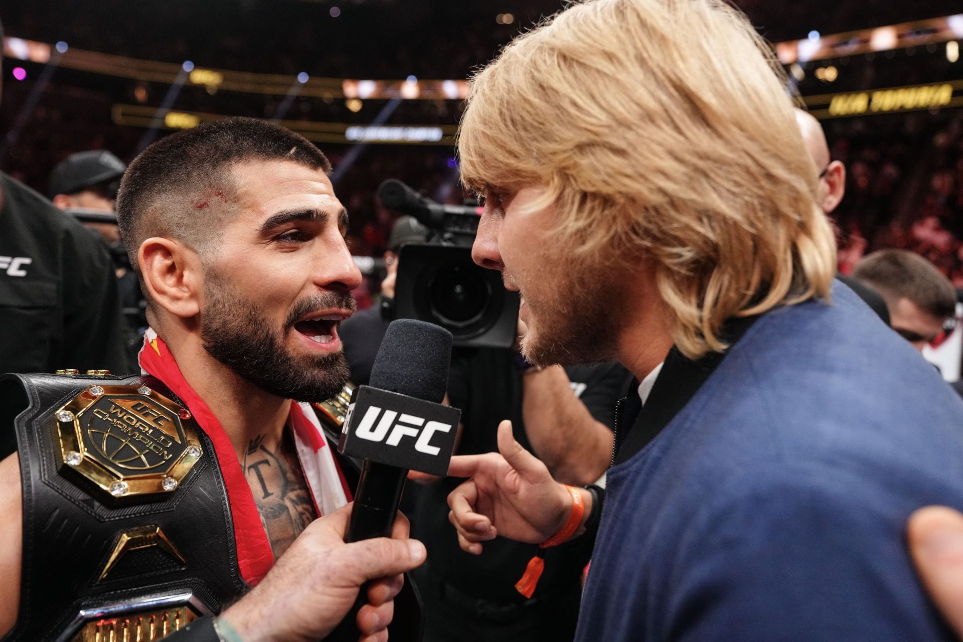 "You quit on your stool" - Paddy Pimblett hits out at pretender Ilia Topuria, calls for Justin Gaethje rematch