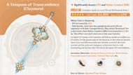 Arma característica de Sandrone - Uma Colher de Chá de Transcendência (Imagem via HoYoverse)