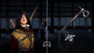Get Evie Frye's Hood and Connor's Tomahawk for Naoe (Image via Ubisoft)