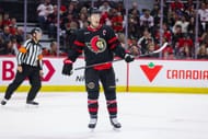 Brady Tkachuk faz uma pausa - Fonte: Getty