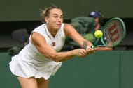 Aryna Sabalenka em ação no Campeonato de Wimbledon de 2026 (Fonte: Getty)