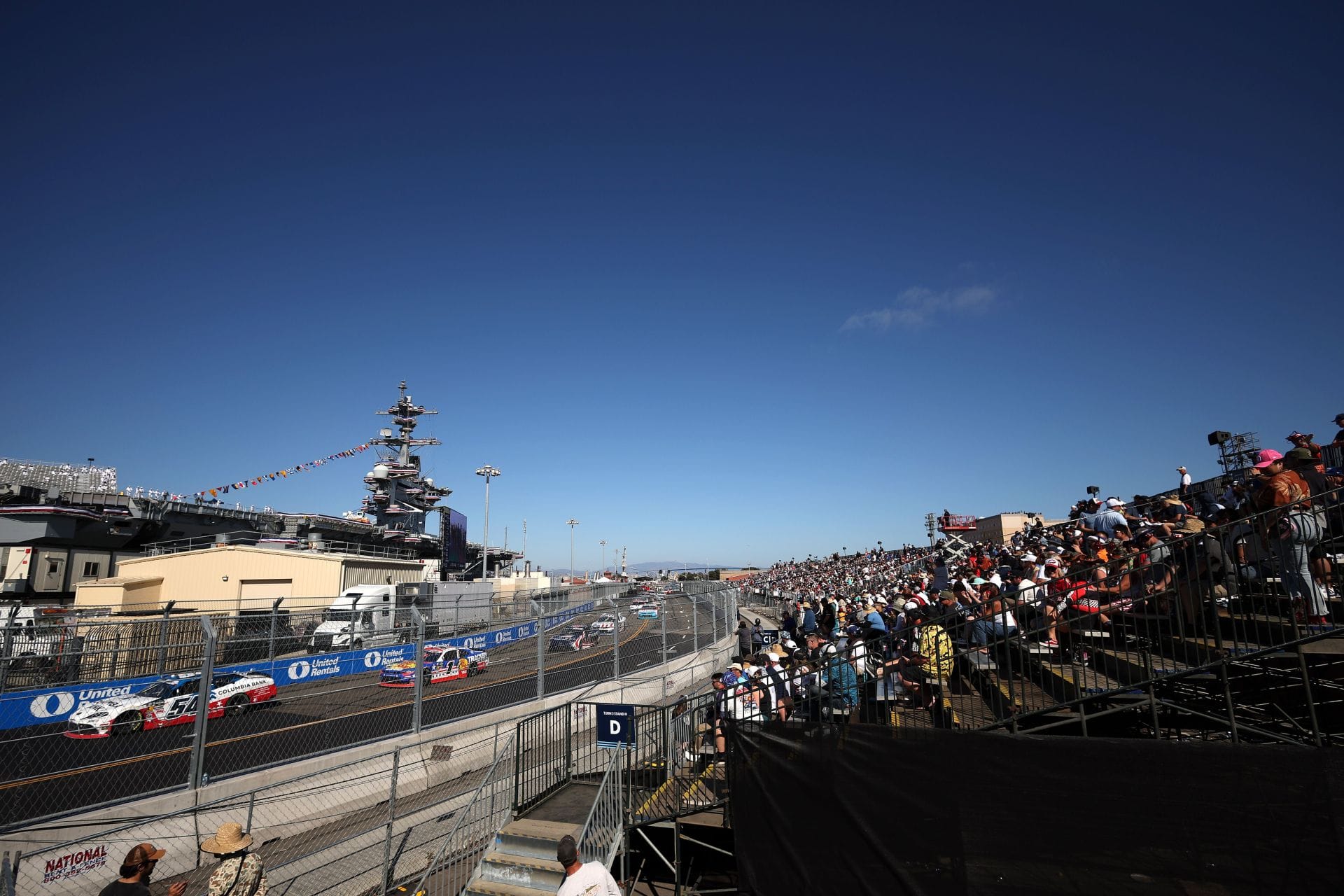 NASCAR O'Reilly Auto Parts Series United Rentals é direcionada para atender 250 pessoas na Base Naval de Coronado em 20 de junho de 2026 em San Diego, Califórnia. - Fonte: Getty