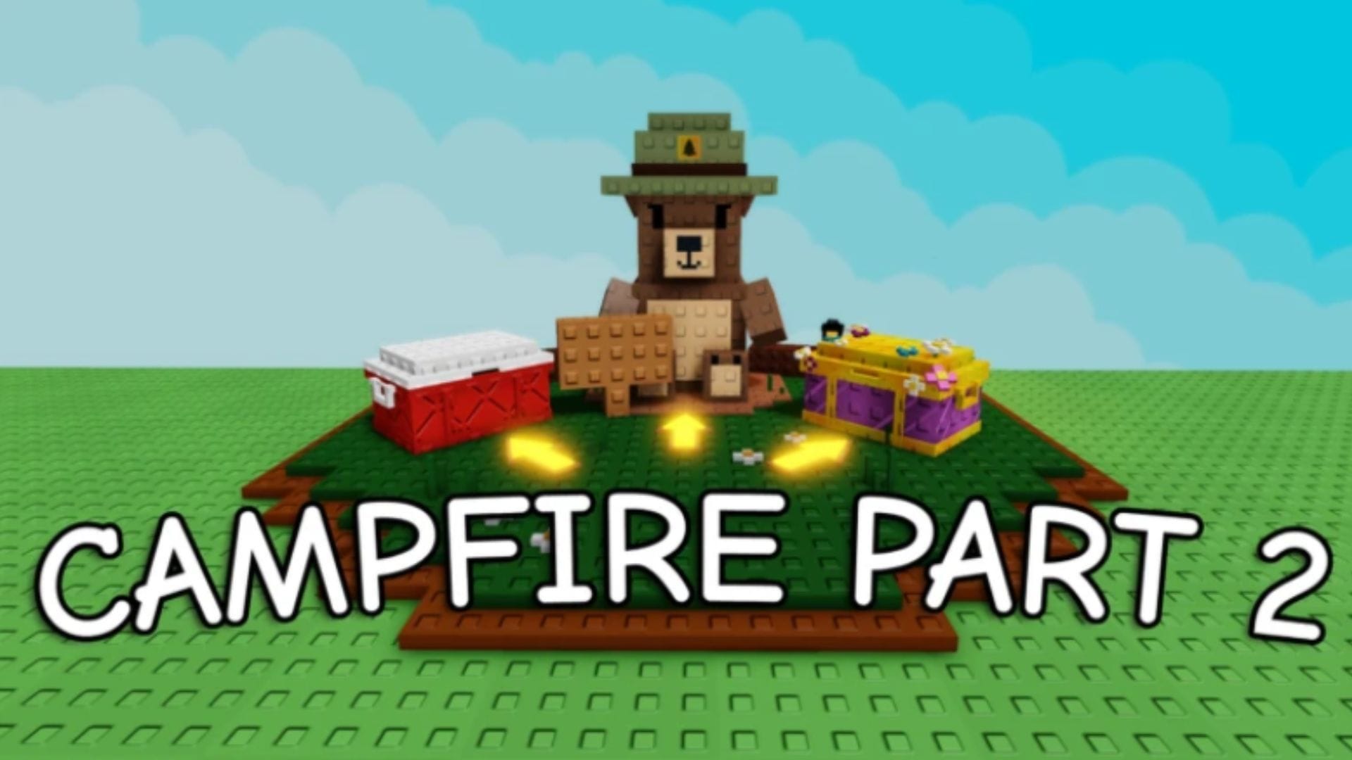 Banner oficial do evento Campfire Parte 2 (imagem via Roblox)