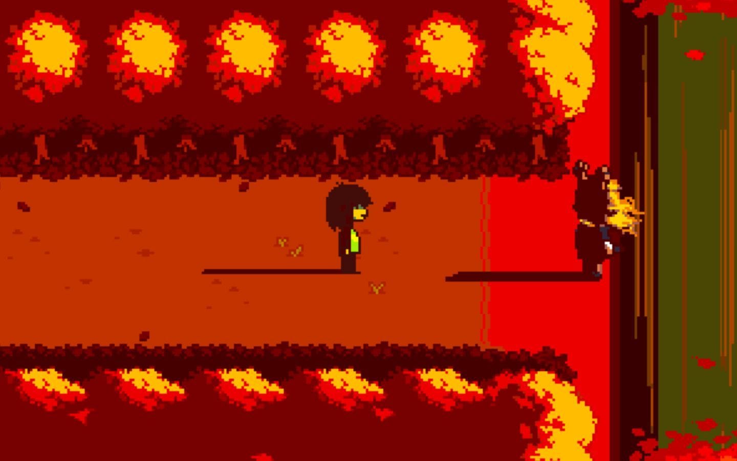 Rota estranha do Deltarune Capítulo 5 (imagem via tobyfox)