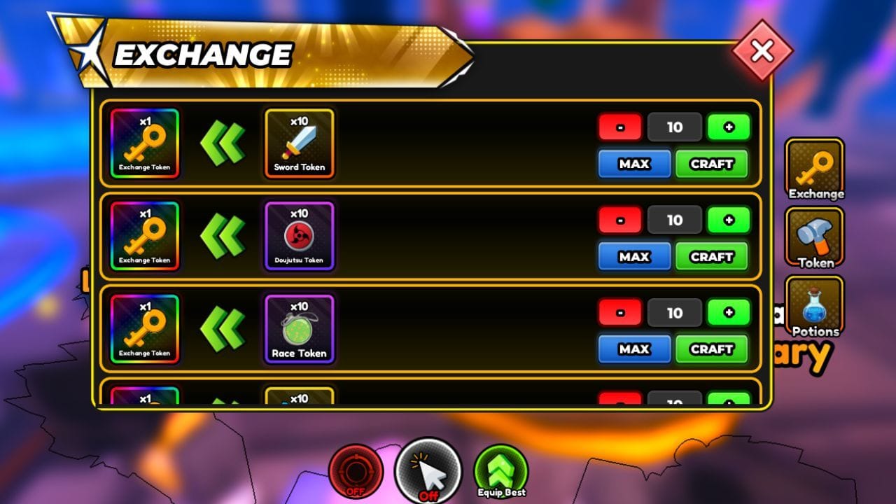 The Exchange shop (Image via Roblox)