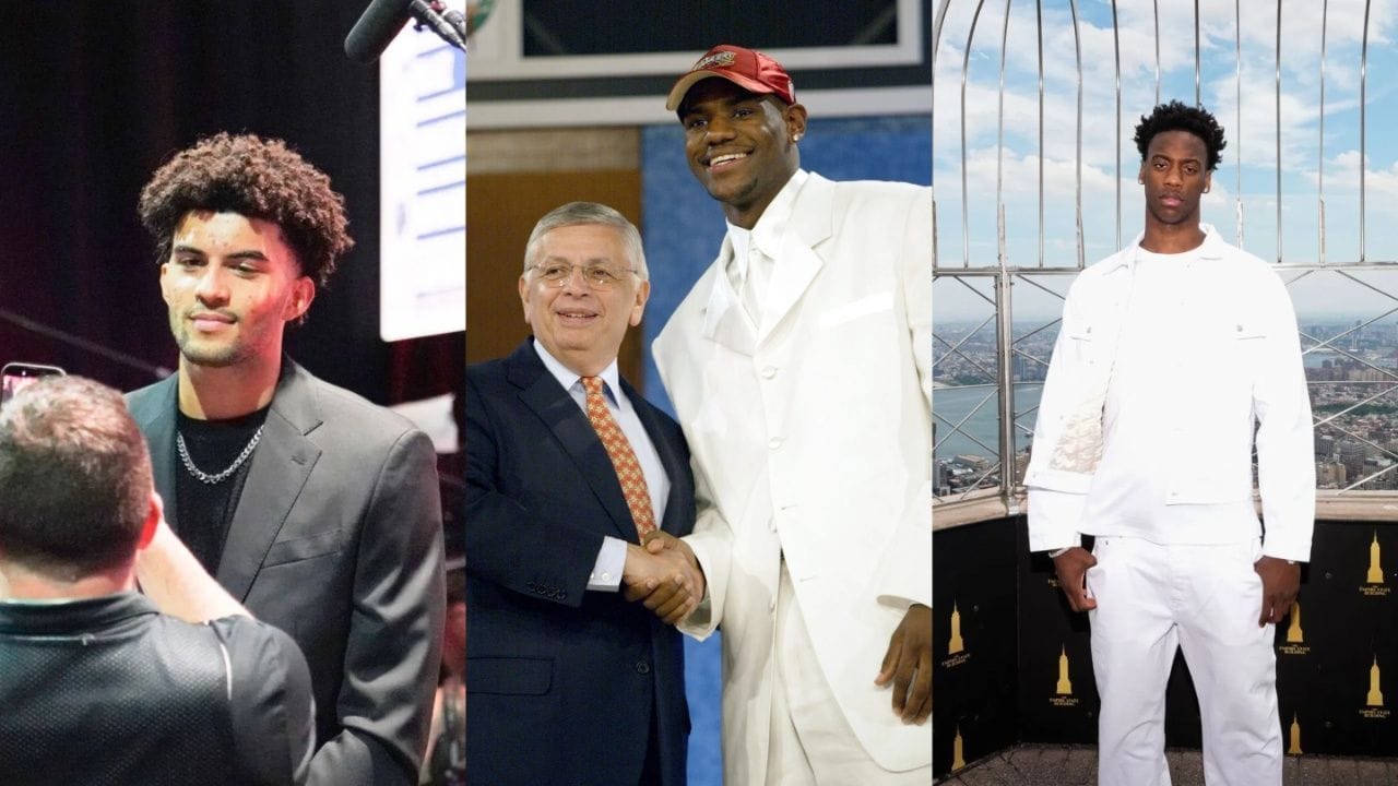"Cam looks like he’s cosplaying" - NBA Fans Buzz Over Cameron Boozer's All-White Outfit Triggering LeBron James' '03 Draft Comparison From AJ Dybantsa