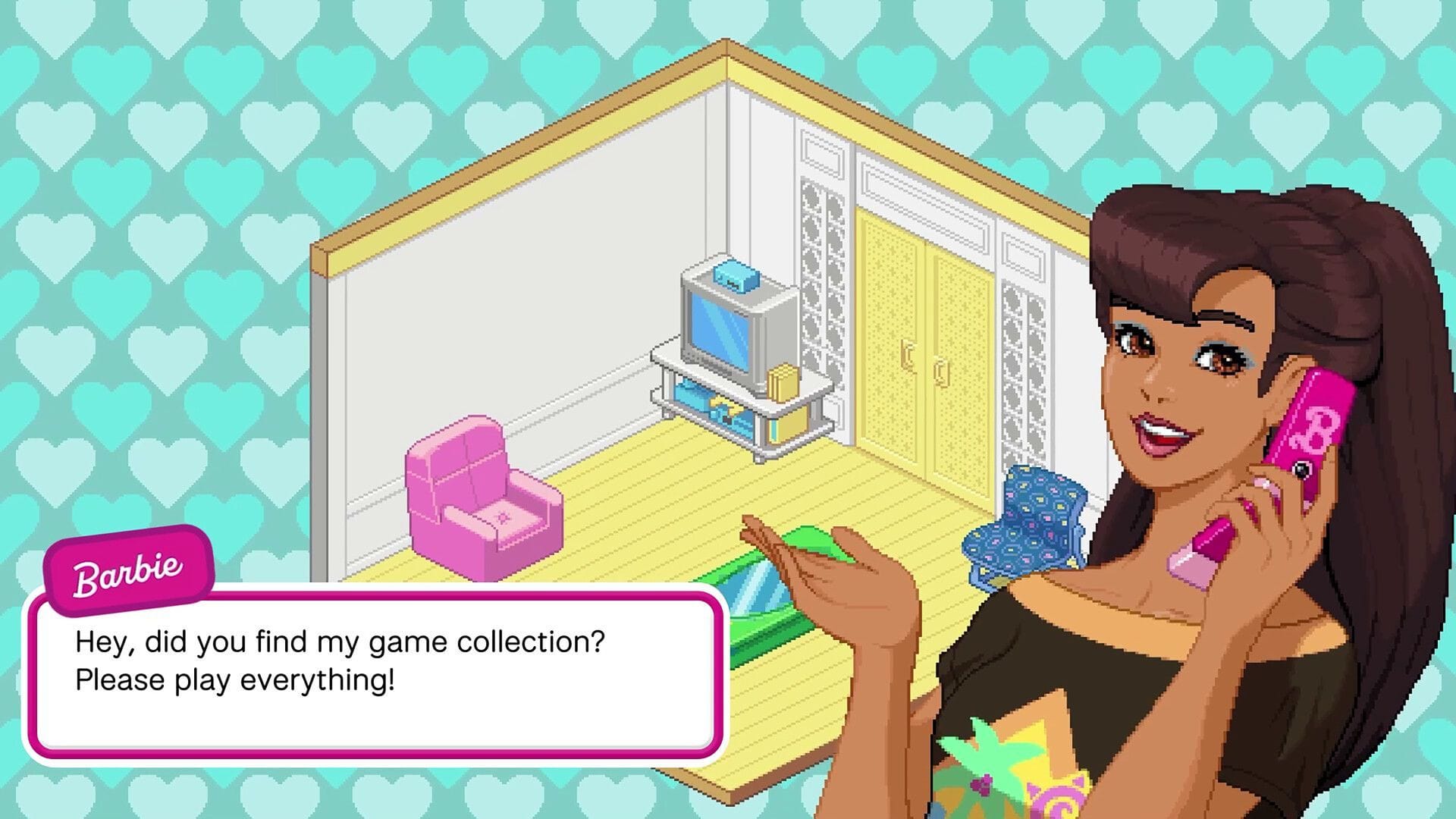 Vislumbre de Barbie Rewind (Imagem via Atari || Digital Eclipse)