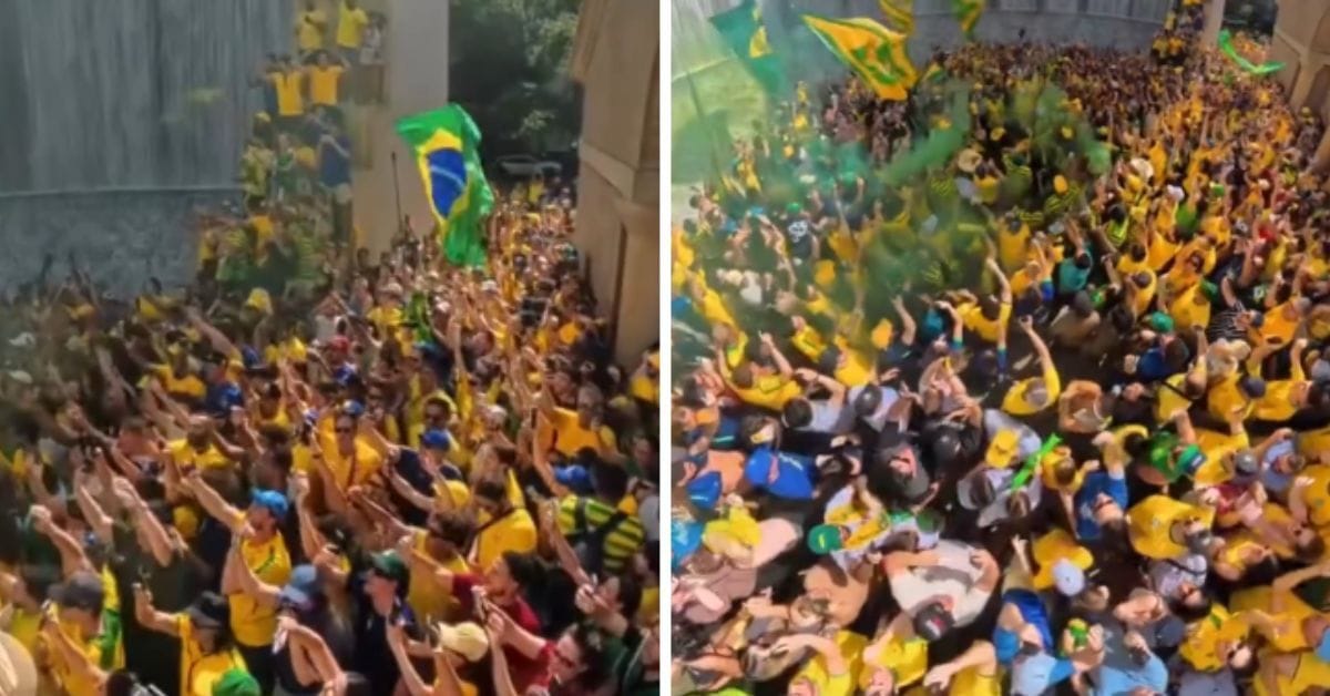 Brazil fans take over Houston hours before their crucial FIFA World Cup knockout clash against Japan