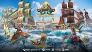 Provocados navios com tema pirata para ARK: Tides of Fortune (imagem via Studio Wildcard)