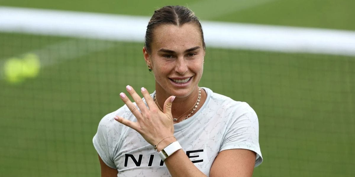 WATCH: Aryna Sabalenka mocks opponent in Wimbledon press conference after 1R agitation