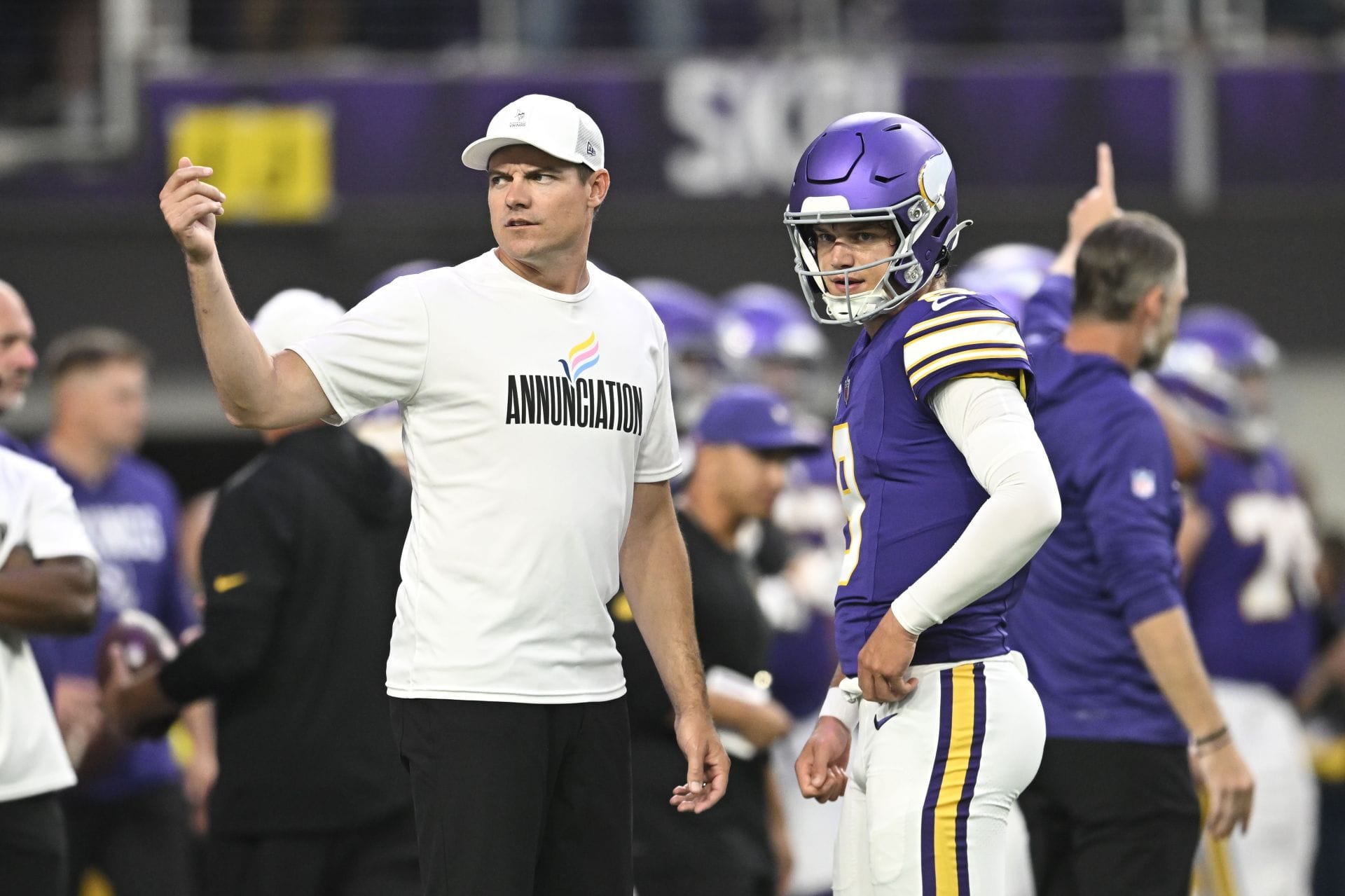 Kevin O'Connell has major Freudian slip on J.J. McCarthy's future amid controversy over Vikings QB's comments on Kyler Murray