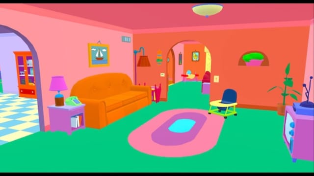 Explore a icônica casa dos Simpsons neste mapa (Imagem via Oficina Steam de Nico)