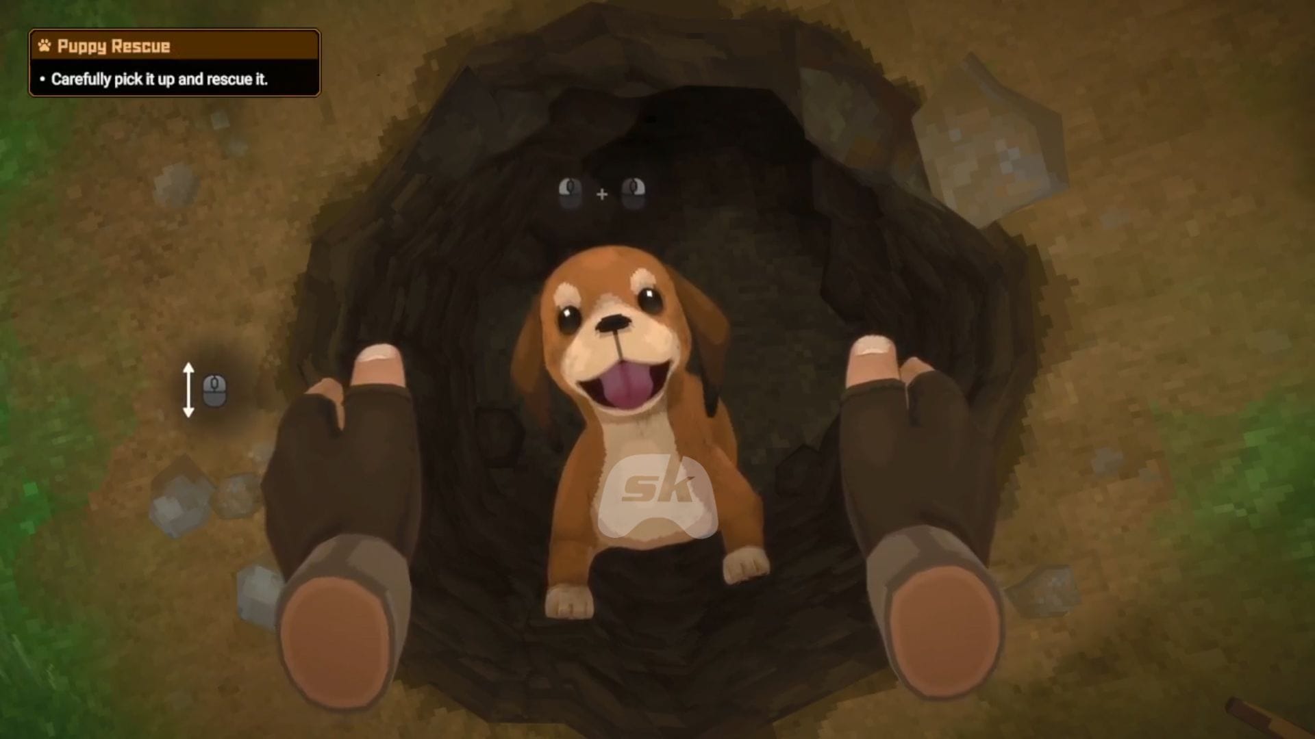 Pegue o cachorrinho em Dave the Diver In the Jungle (Imagem via SK Gaming || Mintrocket)