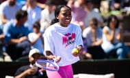 Coco Gauff retratada no Aberto de Berlim de 2026 | Fonte da imagem: Getty