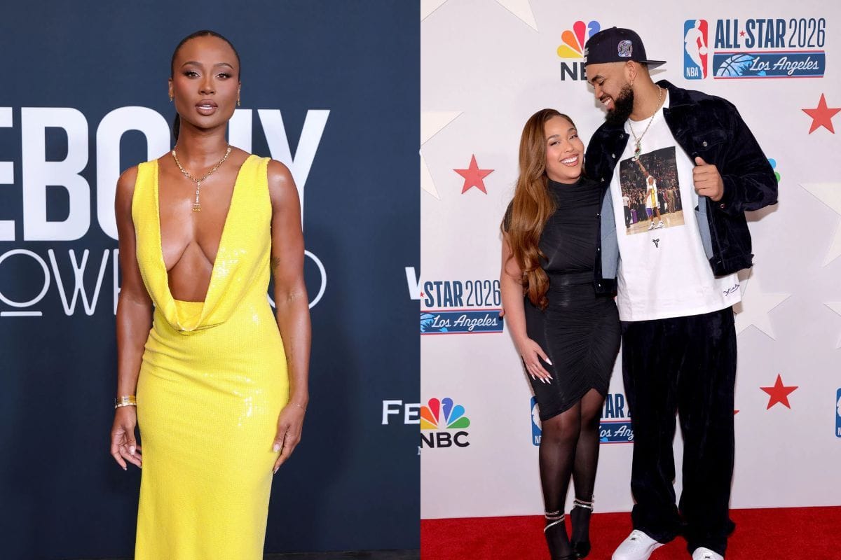 Travis Kelce's ex Kayla Nicole makes feelings known on Jordyn Woods growing emotional about marrying Karl-Anthony Towns after Knicks championship