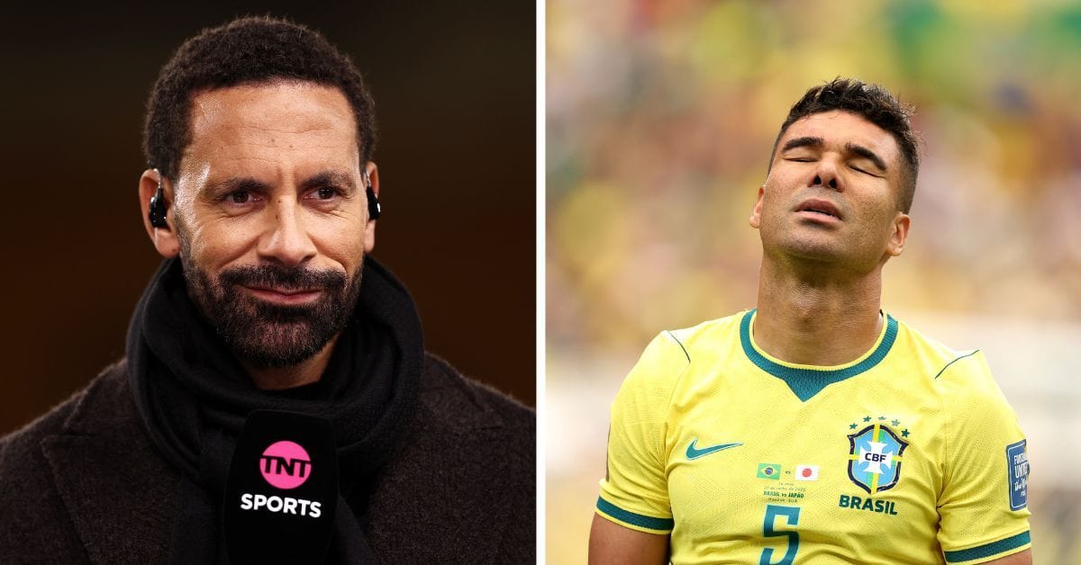 Rio Ferdinand pinpoints mistake from Brazil defender in build-up to Japan goal during FIFA World Cup clash; fans slam him for not blaming Casemiro