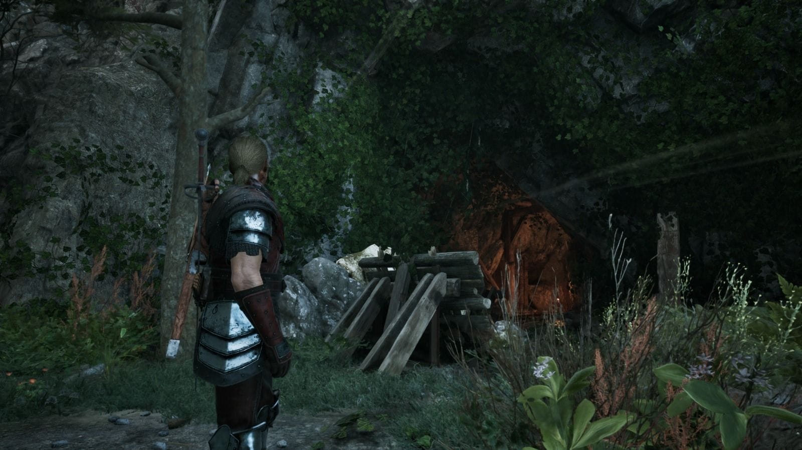 A entrada da caverna estará à sua direita (Imagem via Alkimia Interactive)