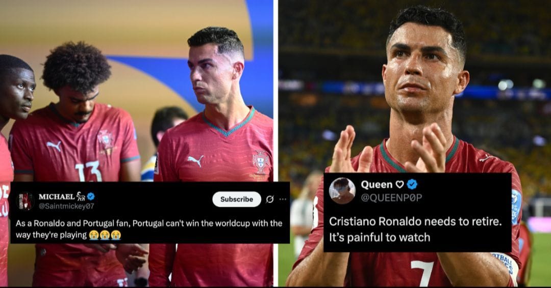“Nastiest reality check imaginable”, “Needs to retire” - Fans deliver verdict on Cristiano Ronaldo, Portugal after draw vs Colombia at FIFA World Cup 