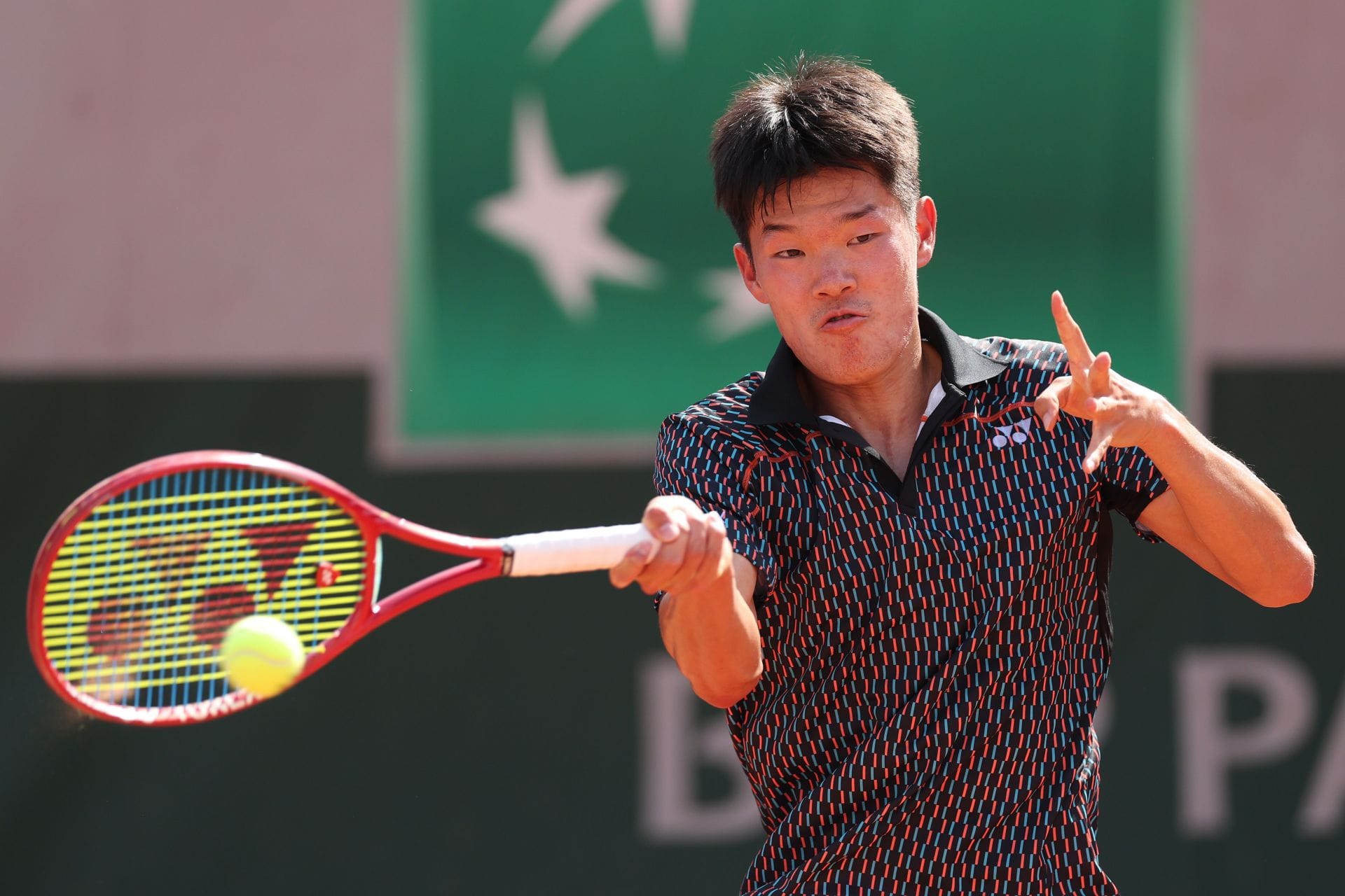 Michael Zheng at the French Open 2026. (Source: Getty)