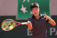Michael Zheng at the French Open 2026. (Source: Getty)