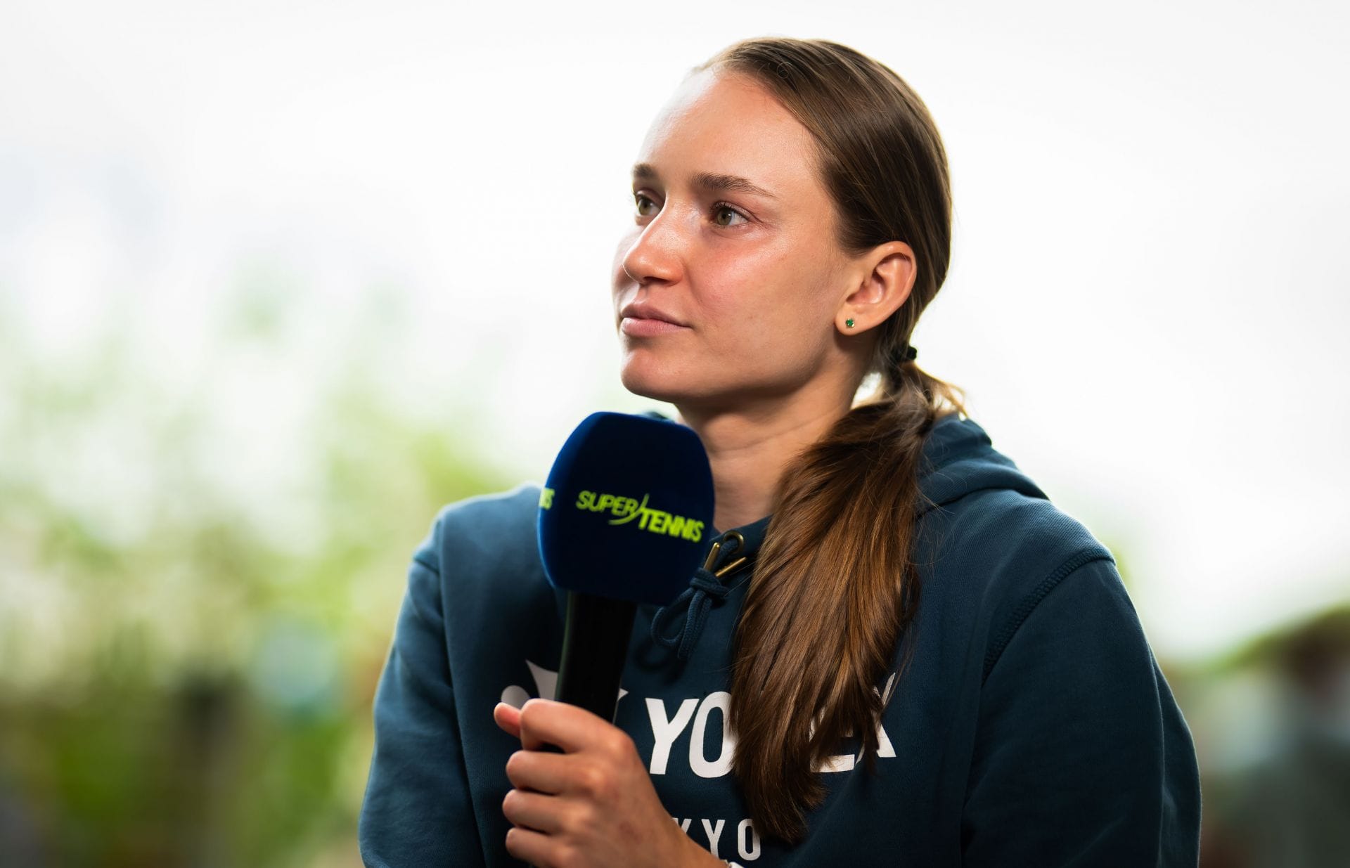 Elena Rybakina do Cazaquistão durante o BNL International em Roma, Itália (Foto de Getty Images)