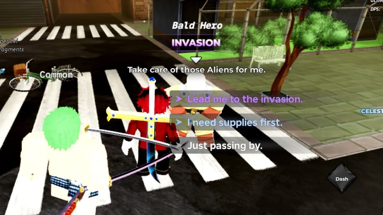 O NPC da invasão alienígena (imagem via Roblox)