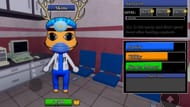 A aula do Cirurgião (Imagem via Roblox)
