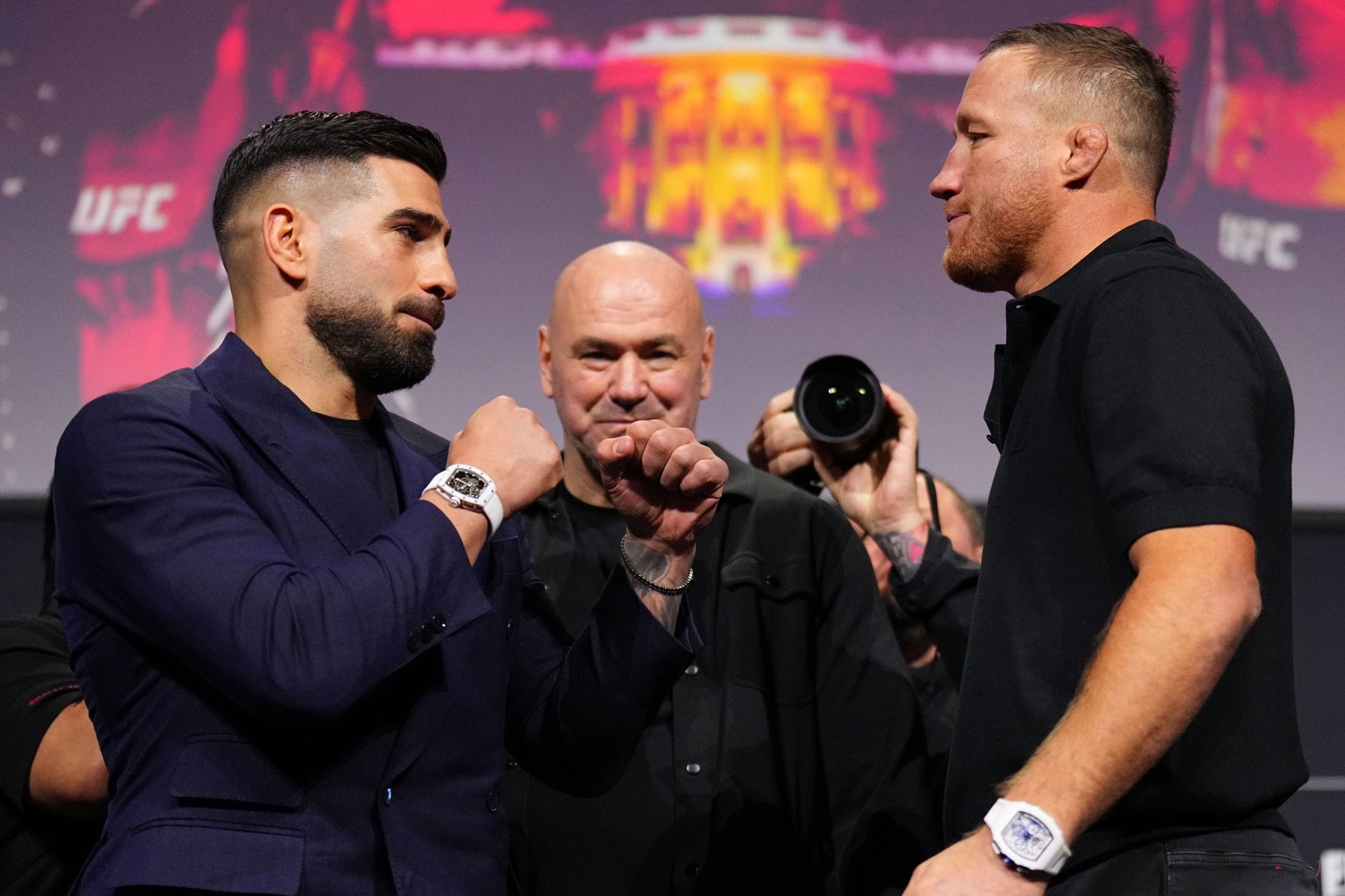 "He's an idiot" - Ilia Topuria trolls Justin Gaethje after viral dad comment