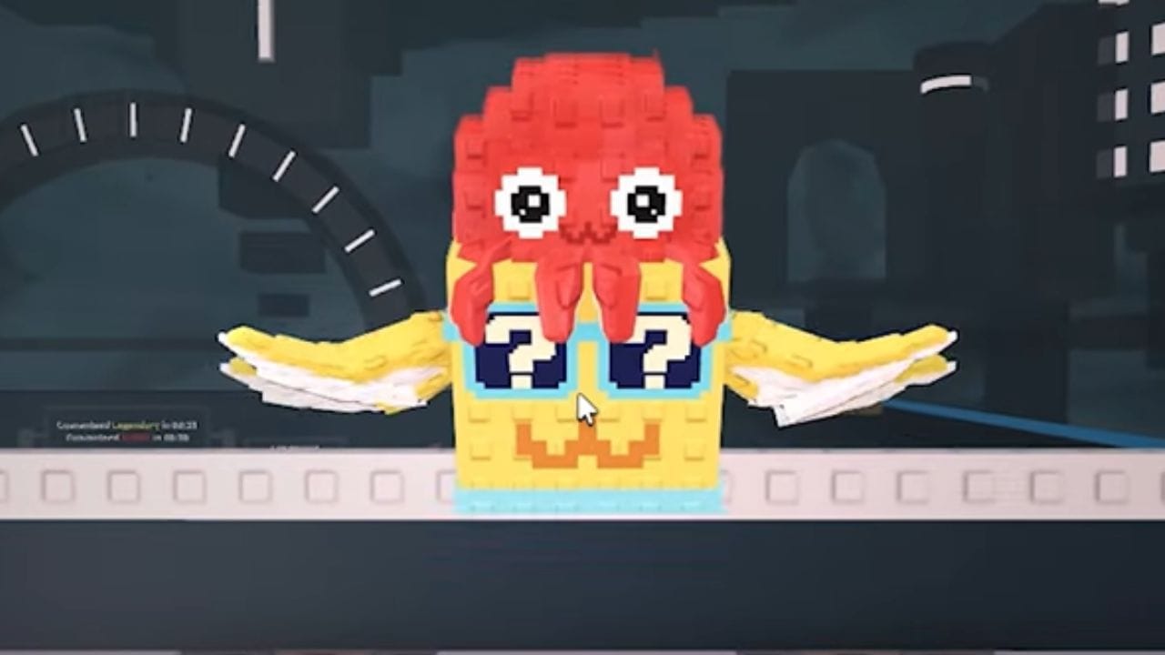 O Octo Lucky Block (imagem via Roblox)