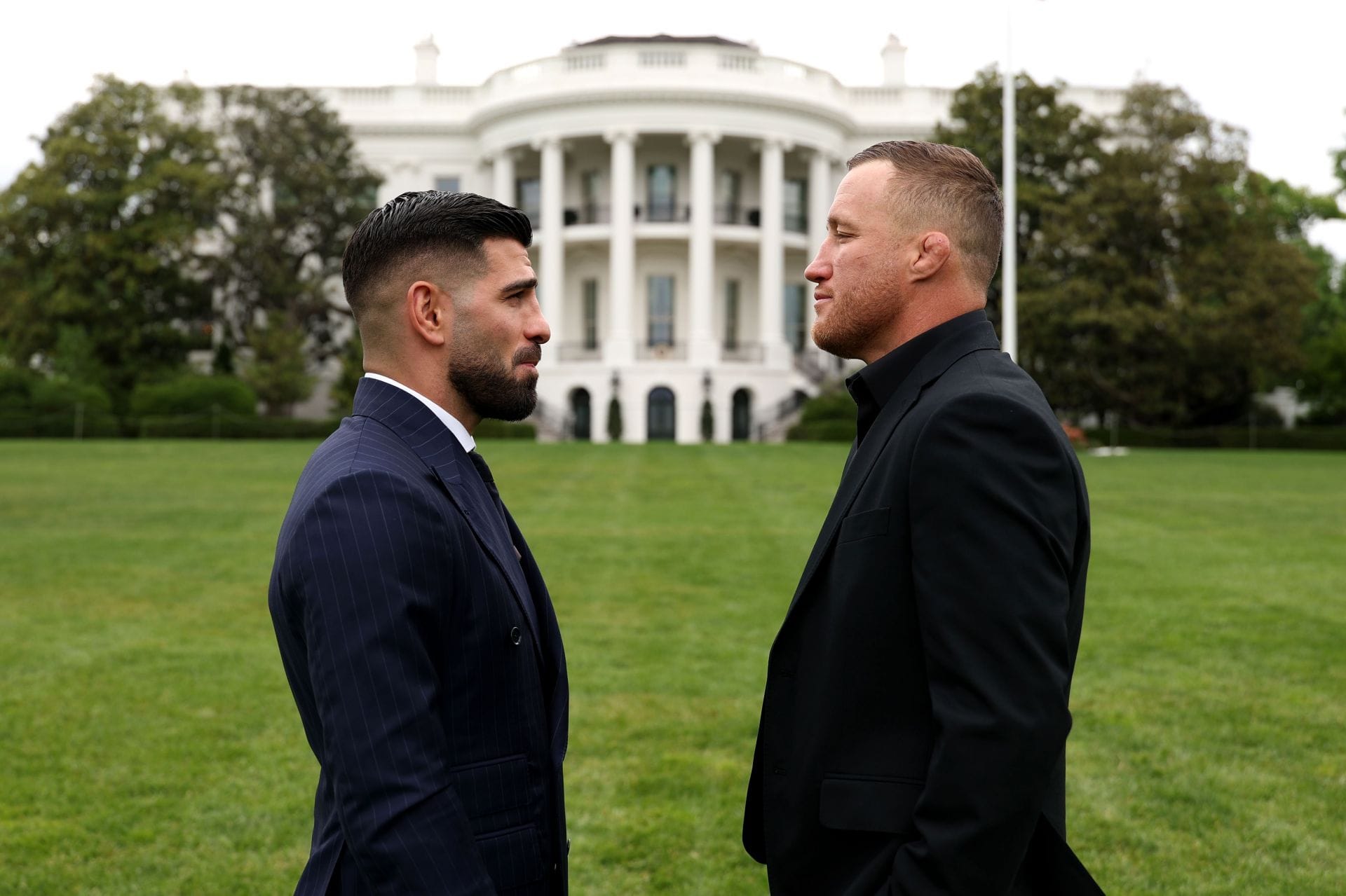 "He is just a human" - Justin Gaethje vows to bring down "God" Ilia Topuria at the White House