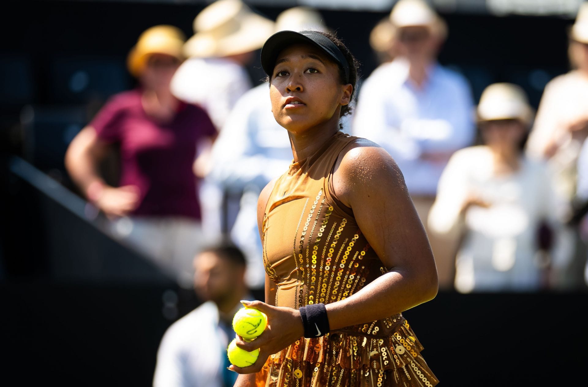 Naomi Osaka pictured at the 2026 Bad Homburg Open | Image Source: Getty