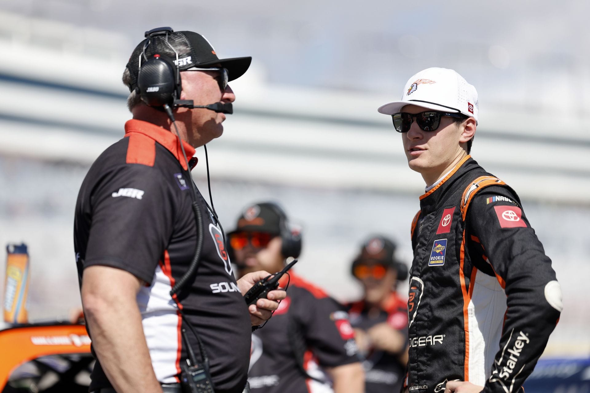 William Sawalich durante a corrida NASCAR Xfinity Series em Las Vegas. Fonte: Getty