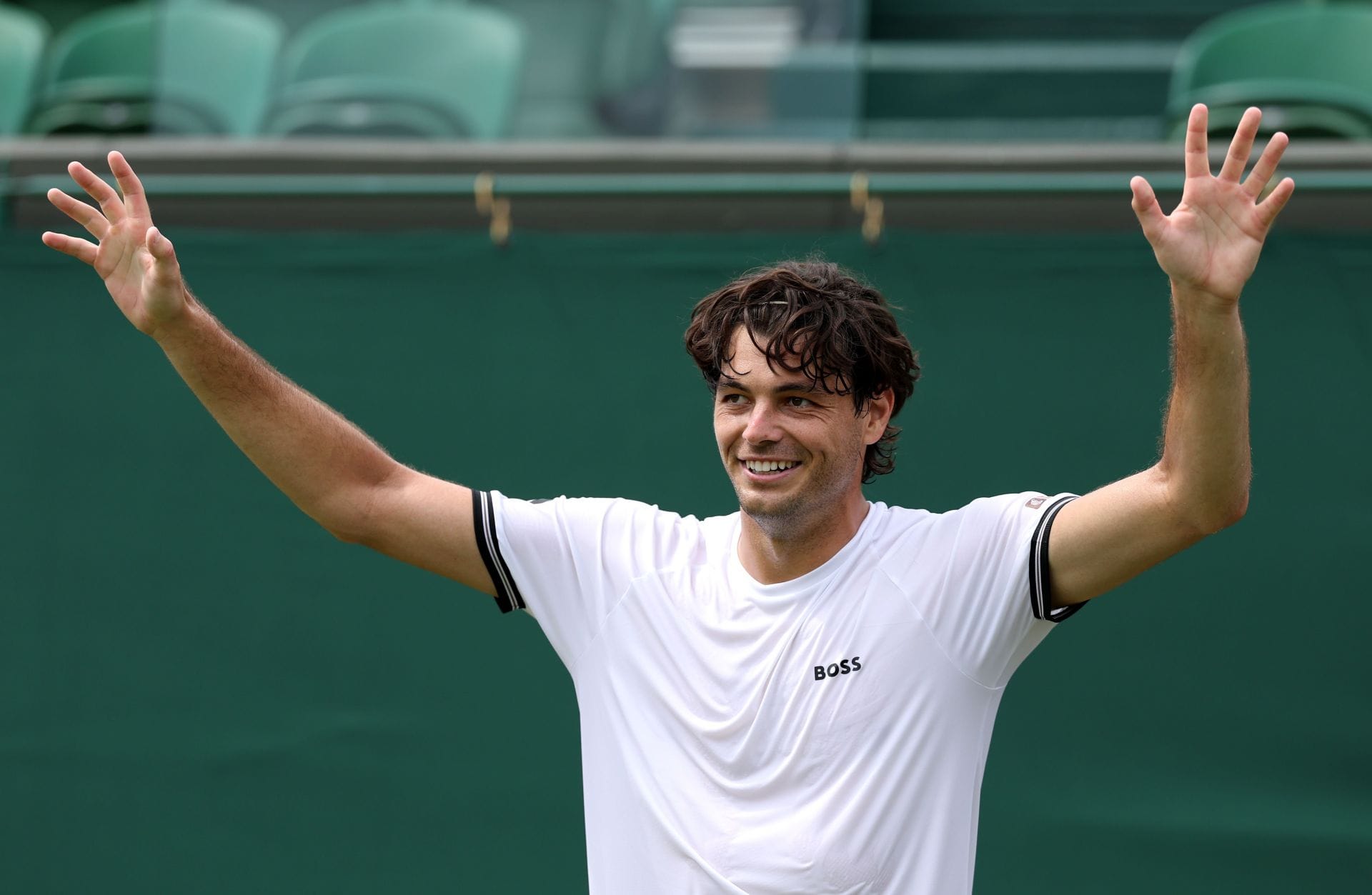 Taylor Fritz em Wimbledon 2026. (Fonte: Getty)
