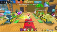 Vários Brainrots bons colocados em uma base (Imagem via Roblox)